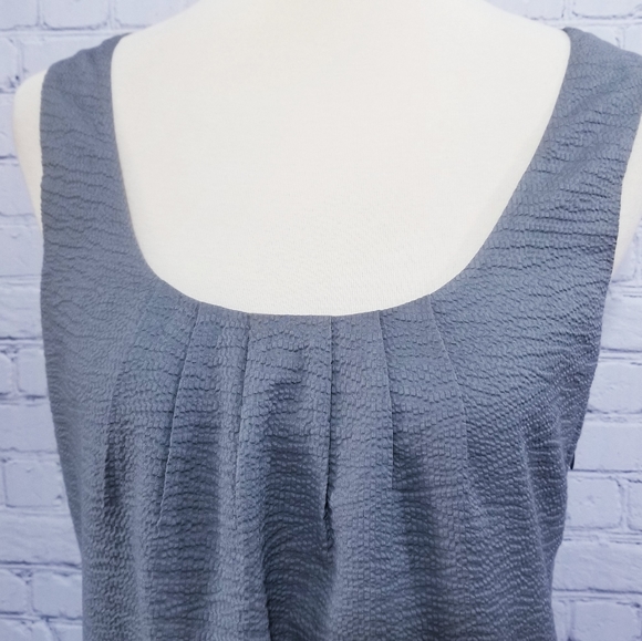 J.Crew Gray Seersucker Shift Dress, Size 4 - Picture 5 of 12